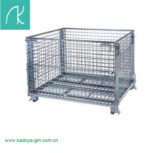 Filo di acciaio maglia gabbia in carbonio con canale carrello elevatore